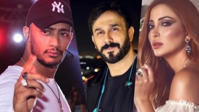 صورة مفاجأة قريبة للنجوم نسرين طافش و قصي خولي و محمد رمضان !
