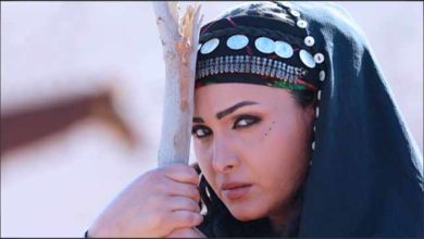 صورة قمر خلف تشارك رشيد عساف البطولة في المسلسل البدوي صقار