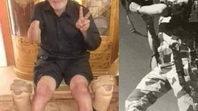 صورة عبد الجواد محمد مسعد سويلم ” بطل معارك الاستنزاف” الجندي الوحيد في العالم الذي حارب وهو عاجز بنسبة 100%