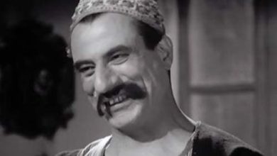 صورة الفنان أسعد مصطفى “عبد الصمد” ناظر العزبة في فيلم “تمرحنة”