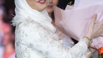 صورة المصمة العالمية غالية الفهد في أضخم عرض أزياء عالمي