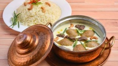 صورة كبة لبنية من الأطباق الشامية