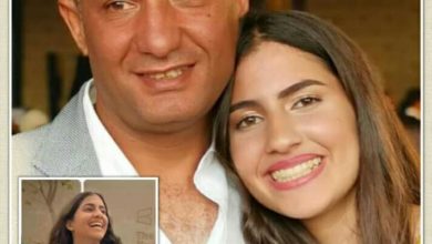 صورة حكاية “الملاك النائم” فريدة ووالدها هشام أمجد