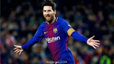 صورة ميسي يقود برشلونة للفوز على اتليتكو و استعادة الصدارة