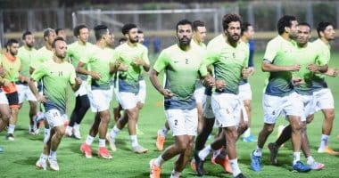 صورة 21 لاعبا فى قائمة المقاصة استعدادا لمباراة المقاولون