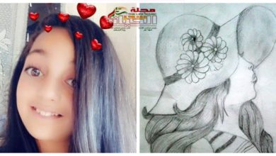 صورة ” زينة عريج “أحببت الرسم لأنه يشعرني بالراحة ..وأكثر الداعمين لي والدي
