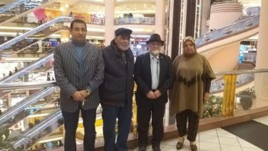 صورة لقاء سفير السلام الدولي الدكتور إياد أيزار مع الدكتور إبراهيم عبد الحميد