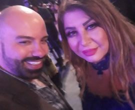 صورة ماهرالشيخ يبارك للنجمة سحر فوزي نجاحها في نقابة الفنانين