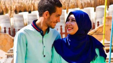 صورة وليد وهايدي” حكاية حب يتحدى السرطان