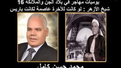 صورة شيخ الأزهر : لو كانت للآخرة عاصمة لكانت باريس