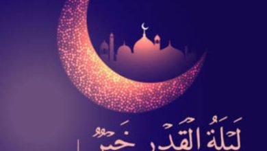 صورة ليلة القدر خير من ألف شهر