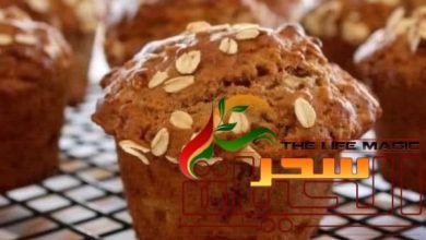 صورة طريقة تجهيزكب كيك الموز والشوفان