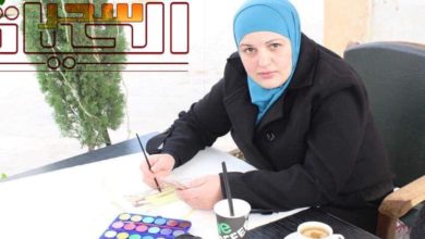 صورة “سحر العزام “أهوى الموسيقا واستمد لوحاتي من الطبيعة والواقع الذي نعيشه
