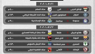 صورة بعد طول انتظار إعلان جدول الدوري الممتاز لشهر اغسطس 
