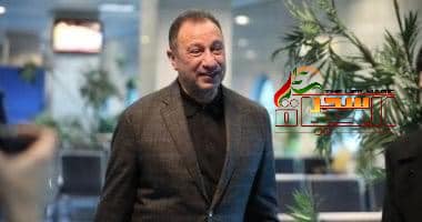 صورة محمود الخطيب يؤازر الأهلي في مباراة إنبي من استاد القاهرة