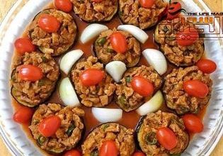 صورة باذنجان باللحم المفروم بطريقة شهية
