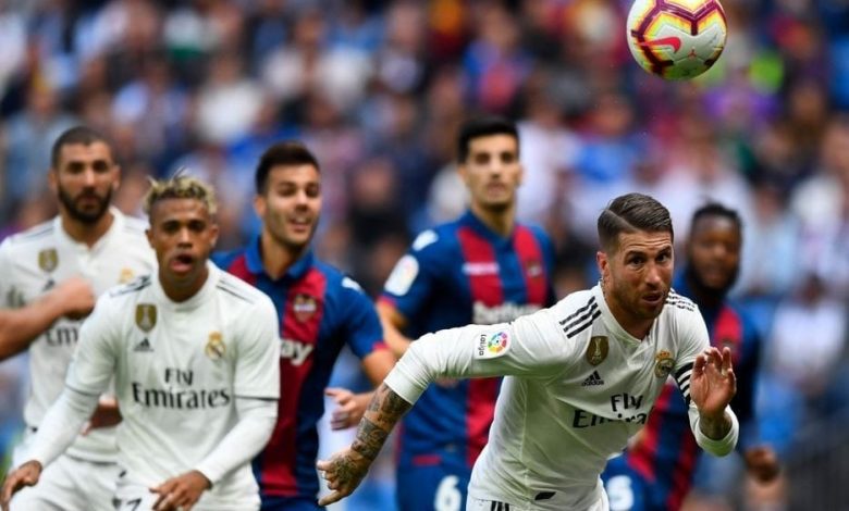 في الليجا الأسباني" ريال مدريد بمواجهة ليفانتي اليوم.