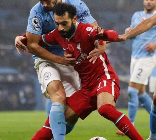 التعادل يحسم قمة مانشستر سيتي وليفربول