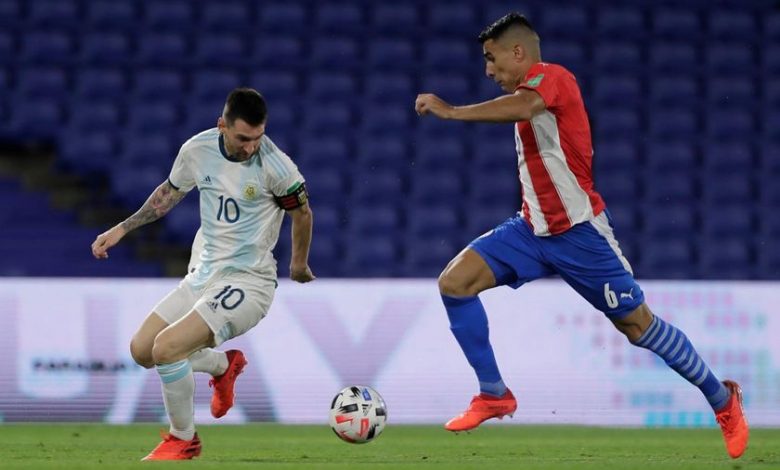 الأرجنتين تكتفي بالتعادل مع باراغواي في تصفيات كأس العالم