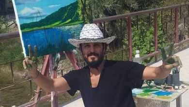 صورة “مهند صبح” ألواني هي ماتميز لوحاتي فأصبحت بصمة تتمتع بها