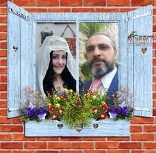 صورة إعلان خطوبة الفنان التشكيلي إيهاب زين الدين والفنانة التشكيلية إيمان الحمود