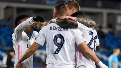 صورة بنزيما يقود ريال مدريد للانتصار على مونشنغلادباغ في دوري الابطال