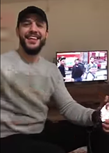 صورة النجم السوري خالد حلاق في “نوبة عشق “كلمات الشاعر محمد حسن محمد