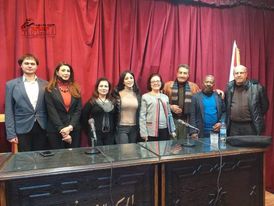 صورة في رحاب الأدب الجاد والساخر  أمسية أدبية في ثقافي أبو رمانة
