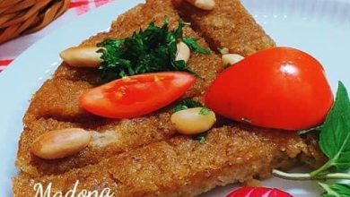 صورة طبخات بنت الشام”كبة البرغل والبطاطا بالصينية بحشوة الجبنة”