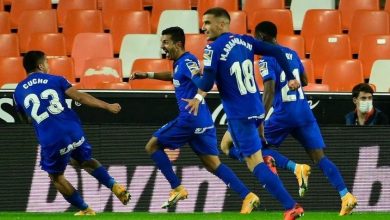 صورة في الليجا الأسباني خيتافي يتغلب على هويسكا