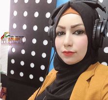 صورة إيناس زاير /إذاعة جمهورية العراق حبيبتي وصديقتي ومن المستحيل أن أفكر بالعمل خارجها