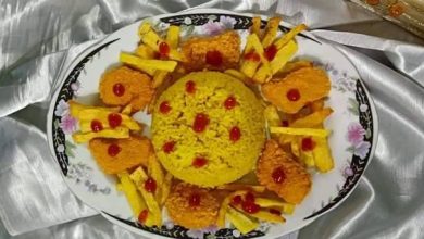 صورة طريقة شهية لتحضير دجاج الكنتاكي والأرز الريزو