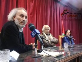 صورة الدكتور حسن حميد يوقع روايته “الجرجماني” في ثقافي أبورمانة