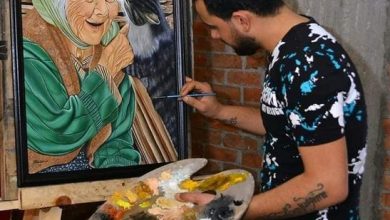 صورة أنطون أيمن .. رسام مصري يعشق الرسم منذ طفولته