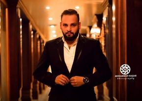 صورة باسل حاجولي يحتفل بخطوبته ويعلق : كلانا سر وجود الآخر