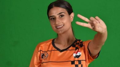 صورة المغنية ولاعبة كرة القدم  غزل الجوهري”الرياضة والفن المجالين يحتاجان للموهبة والشغف لتقدر أن تبدع بهما”