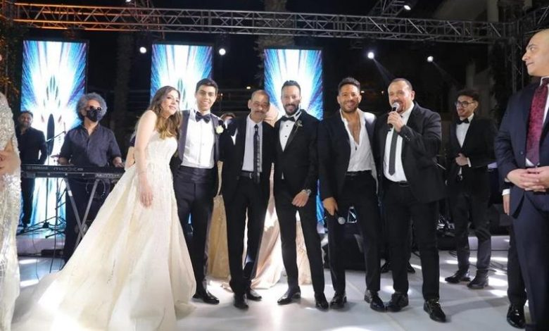 "بالصور "مصطفلى قمر يحتفل بزفاف نجله إياد بحضور نجوم غناء التسعينيات