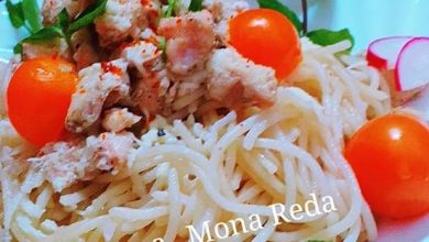 صورة طبخات بنت الشام ” تحضير طبق السباكيتي البسيط بالدجاج “