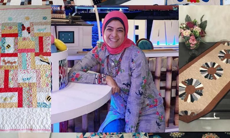 " نهى يحيي " حلمي مركز يقوم بتوفير جميع الأدوات والأقمشة الخاصة بفن الباتشورك وتعليمه