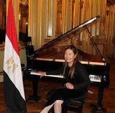 صورة الدكتور/ مشيرة عيسي ومواهب واعدة على المسرح الكبير