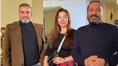 صورة اليوم… تكريم علي الحجار وأحمد عبد العزيز و زوجته بمهرجان عيون للإبداع