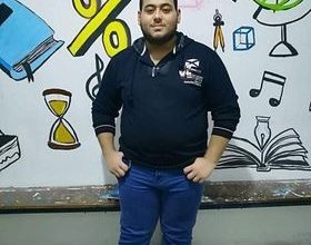 صورة كيرلس عادل جرجس دافنشي الاسكندرية بالرصاص والفحم يبدع