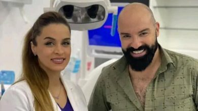 صورة  ماهر الشيخ والدكتورة ريم عجوري في المجمع الملكي الطبي في ولاية صحار