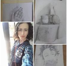 صورة سلافة جمال درويش ” أميل للرسم الكرتوني والتصويري و تصميم الإعلانات هدفي