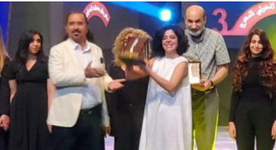صورة “مروة الأطرش” وتجربتها في مهرجان بغداد للمسرح الدولي في دورته الثالثة