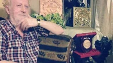 صورة د.عجاج سليم ينعي راهب المسرح رضوان جاموس