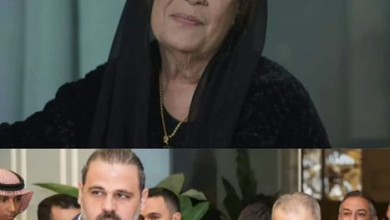 صورة منى واصف وأيمن زيدان يواسون جورج وسوف بهذه الكلمات