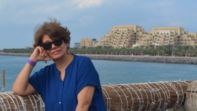صورة نادية شكري تعود من دبي