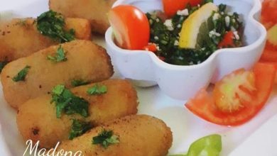 صورة اصابع كبة البطاطا المقليه