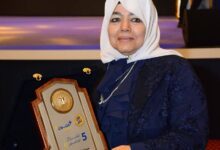 صورة تكريم مؤسسة أبو العينين في “أهل الخير 2026” وسمية أبو العينين تتسلم الجائزة